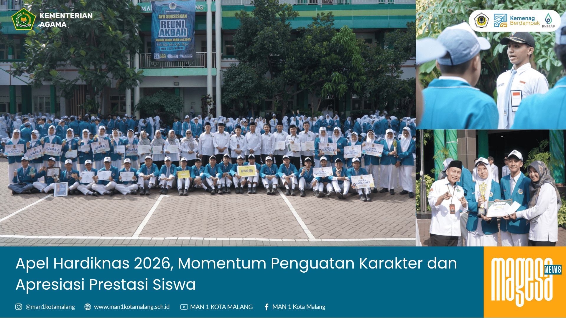 Apel Hardiknas 2026, Momentum Penguatan Karakter dan Apresiasi Prestasi Siswa