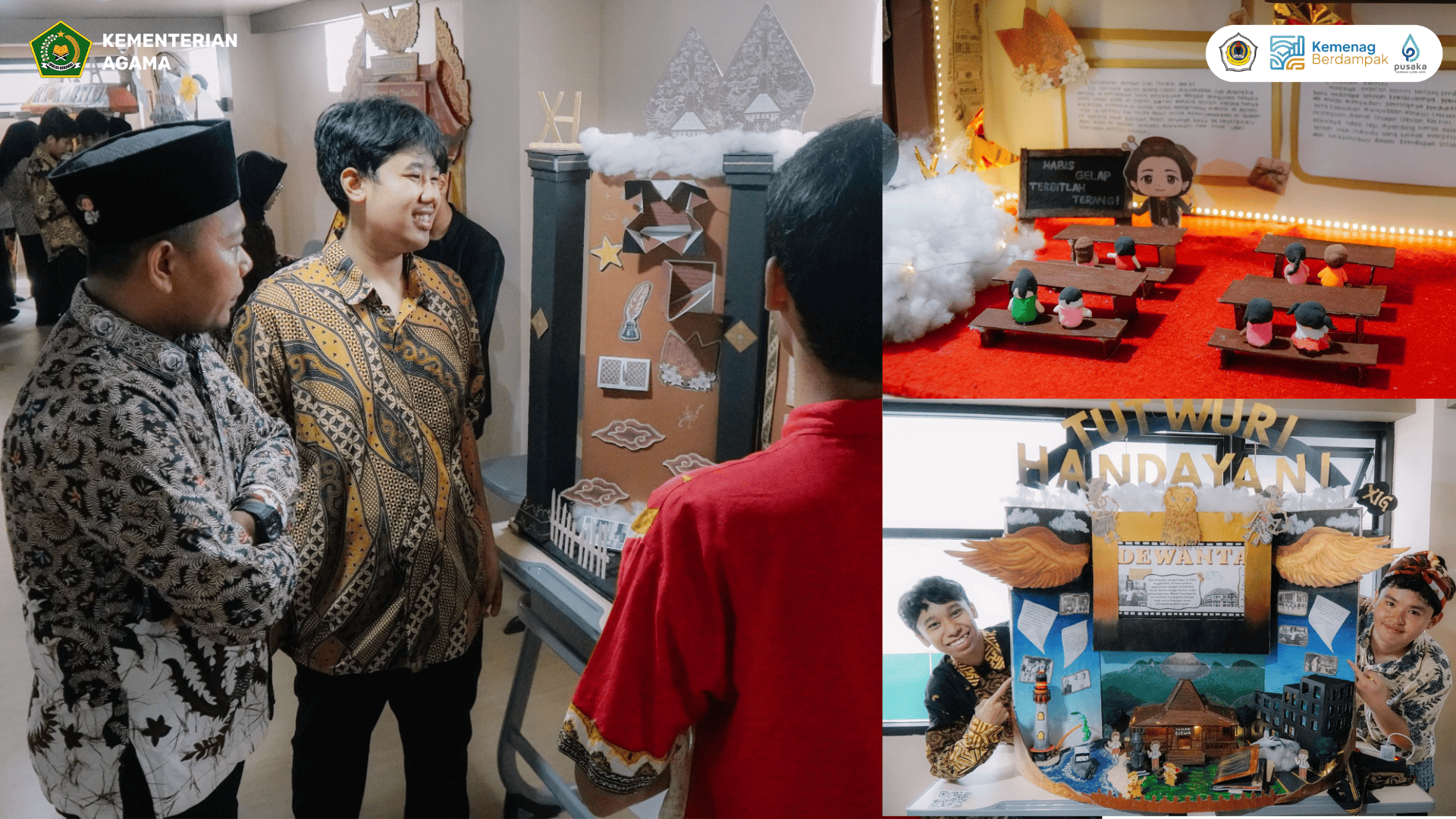 Pameran Hardiknas 2026, MAN 1 Kota Malang Tampilkan Karya Kreatif Mading 3D Siswa