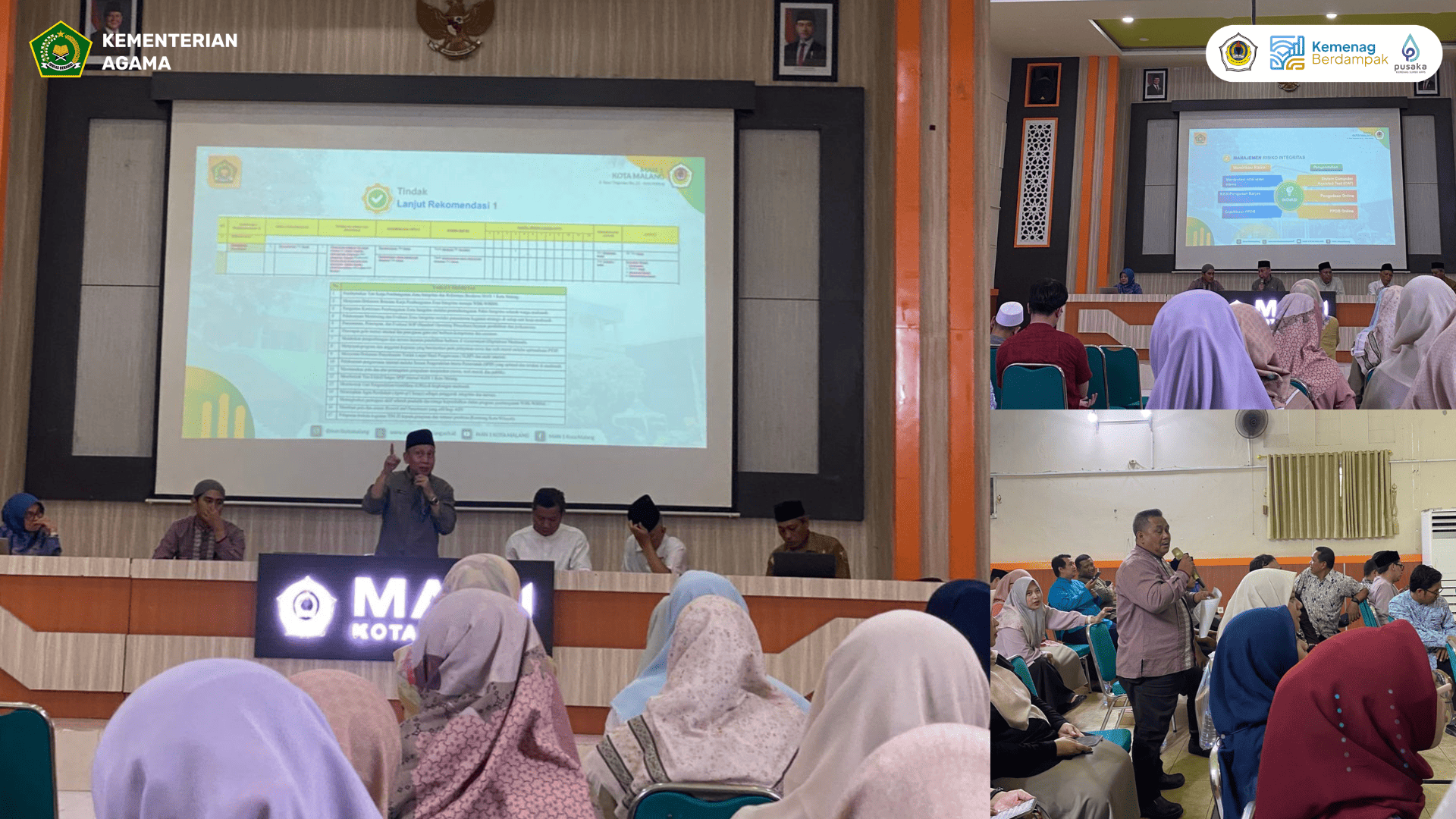 Rapat Dinas, Kepala MAN 1 Kota Malang Internalisasikan Zona Integritas kepada GTK