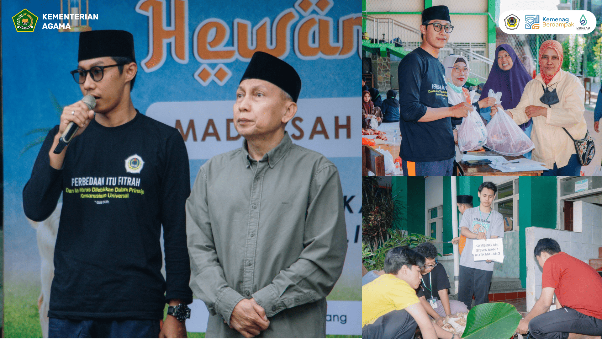 Iduladha di MAN 1 Kota Malang jadi Ruang Pendidikan Empati dan Karakter Siswa