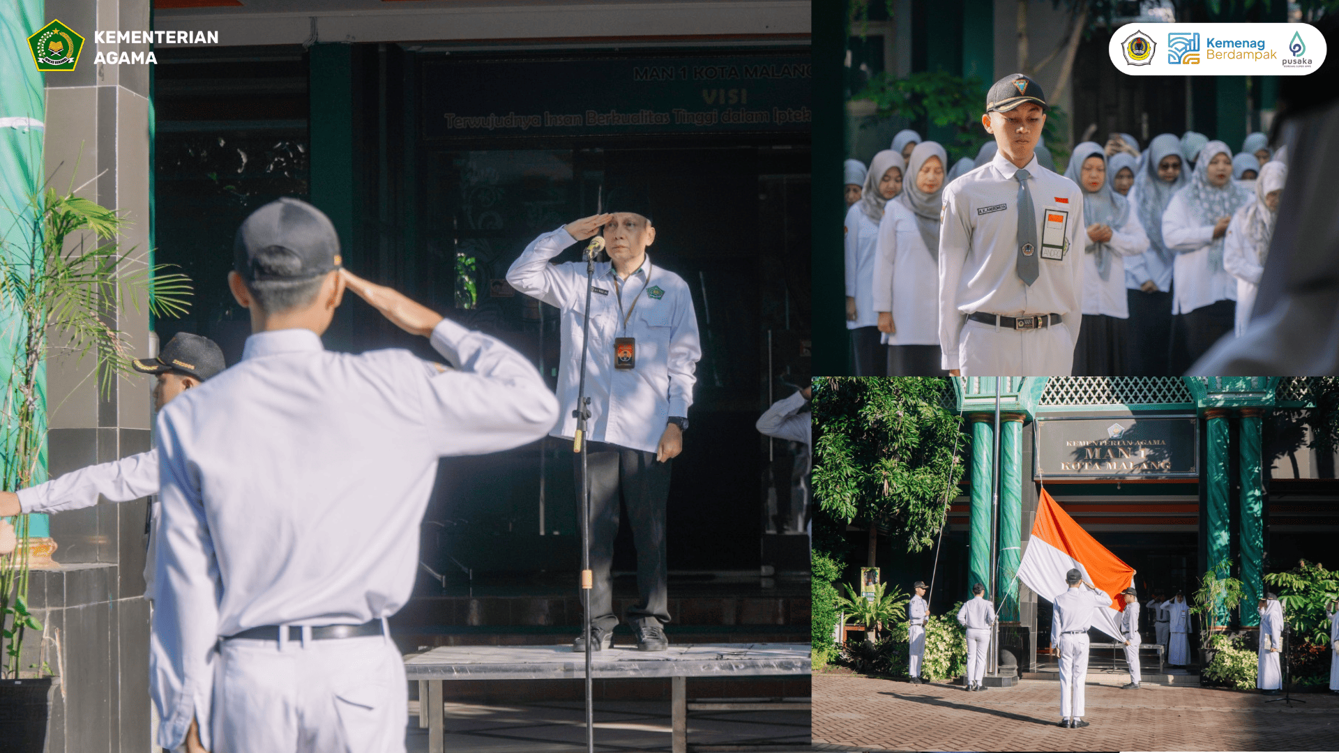 Upacara Hari Lahir Pancasila, GTK MAN 1 Kota Malang Teguhkan Komitmen Membangun Bangsa Melalui Pendidikan