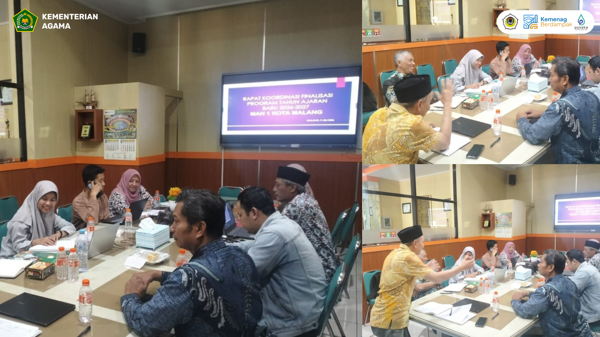 Finalisasi Program Tahun Pelajaran 2026/2027, MAN 1 Kota Malang Perkuat Komitmen Tingkatkan Mutu Layanan Pendidikan