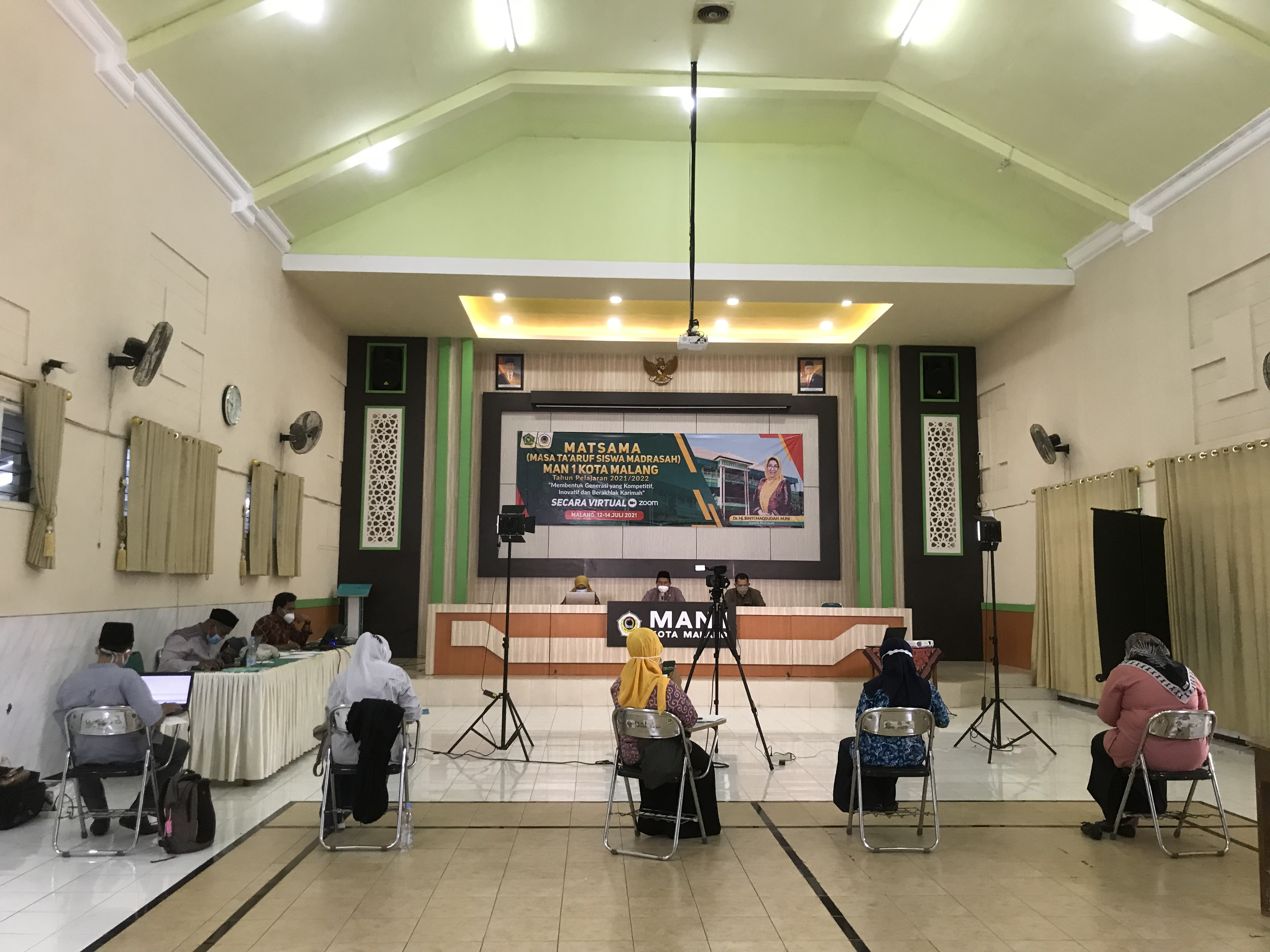 MAN 1 KOTA MALANG GELAR PRA MATSAMA ONLINE 2