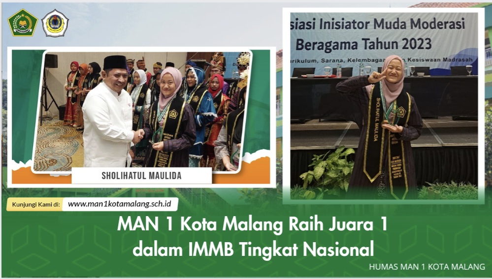MAN 1 Kota Malang Raih Juara 1 dalam IMMB Tingkat Nasional