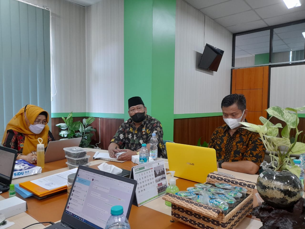 PENGAWAS MADRASAH LAKUKAN SUPERVISI MANAJERIAL  DI MAN 1 KOTA MALANG