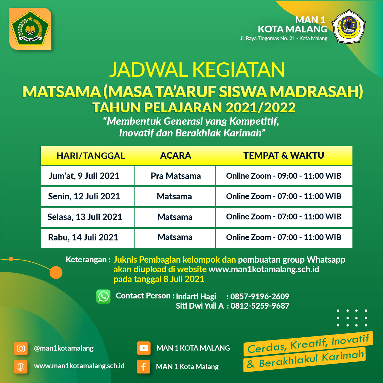 jadwal matasama