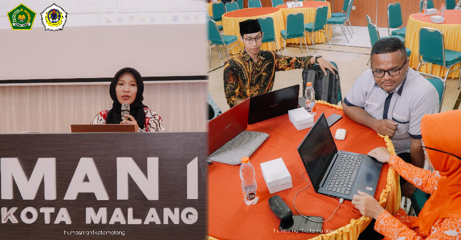 Untuk Tingkatkan Mutu Pembelajaran, MAN 1 Kota Malang Sharing Hasil Modul Ajar Digital